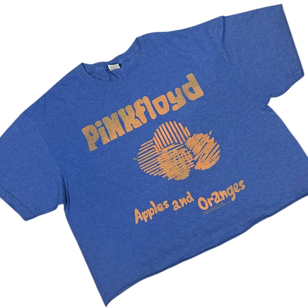 Pink Floyd | Apples and Oranges Blue Crop Top Size Large